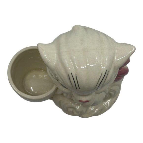 HULL Pink Kitten Art Pottery Glazed Planter, Made In U.S.A., Ca. 1940's #61 - Picture 9 of 10
